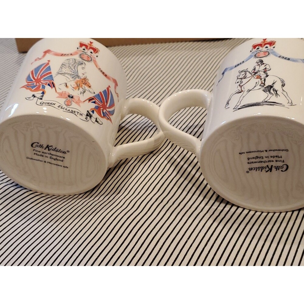 Cath Kidston King Charles Coronation Limited Souvenir Mug Cup Set
